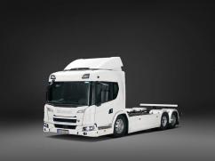 Новый гибридный грузовик Scania с запасом хода 60 км на электротяге
