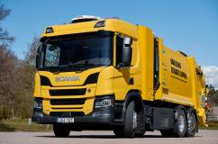 Первый мусоровоз Scania на водородном топливе начал работу на улицах в Швеции